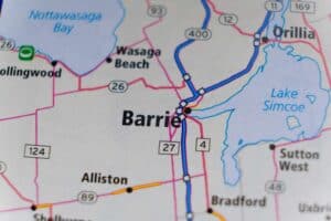 Barrie in Ontario