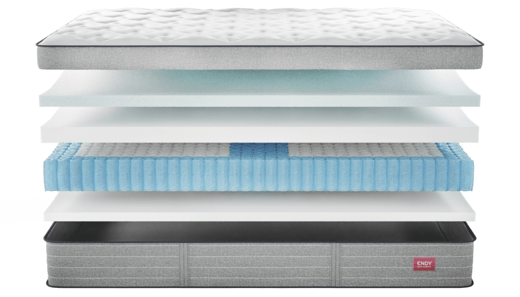 Endy Hybrid Mattress Construction