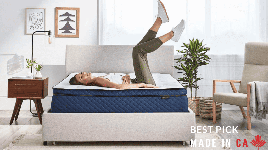 Back Sleeping on the Silk & Snow Hybrid Mattress