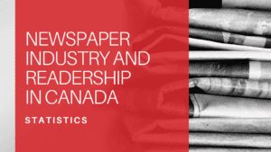 Newspaper Industry and Readership Statistics in Canada