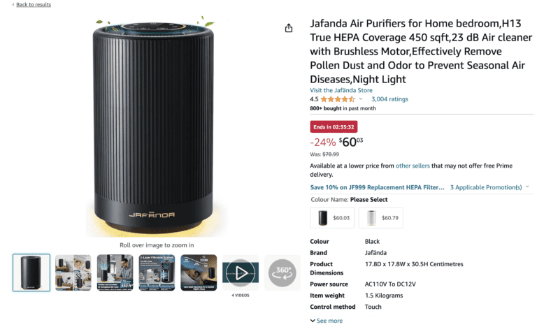 Amazon Canada Air Purifier