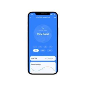 Vital 100S Air Purifier on the iPhone