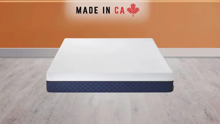Silk & Snow Mattress in Made in CA Setting without Bed Frame