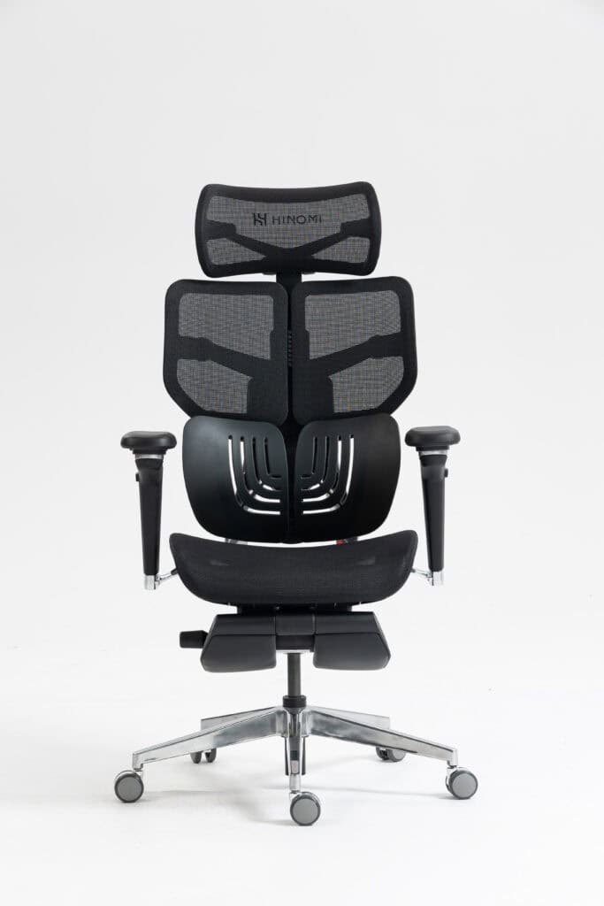 Hinomi X1 Ergonomic Office Chair (Black) Full View