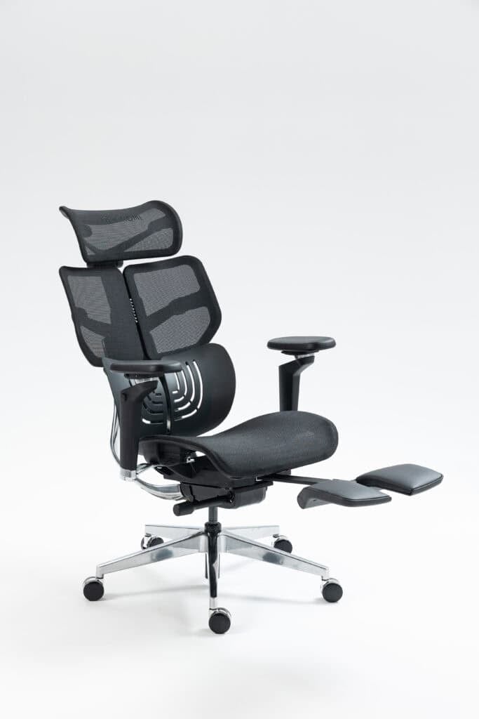 Hinomi X1 Ergonomic Office Chair Leaned Back