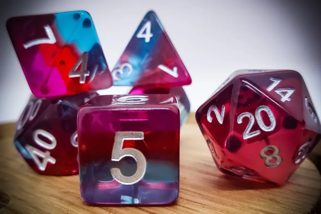 Monthly Dice Box Sample Dice