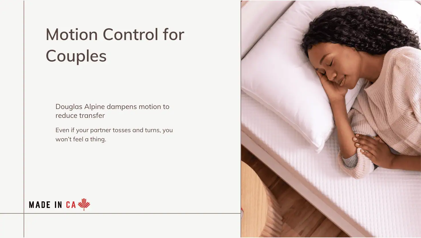 Douglas Alpine Best Soft Mattress Feature