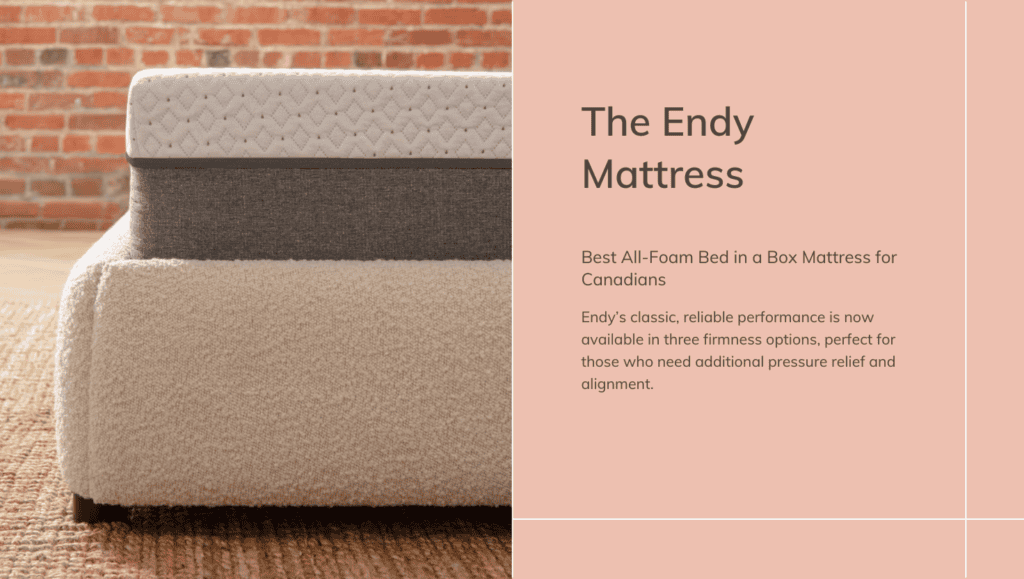 Endy Bed in a Box Secondary Feature