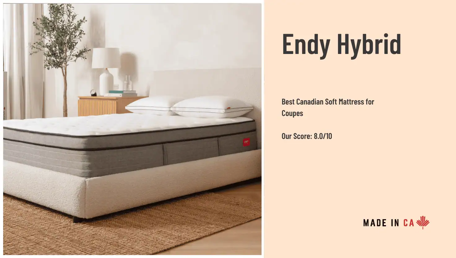 Endy Hybrid Best Soft Mattress