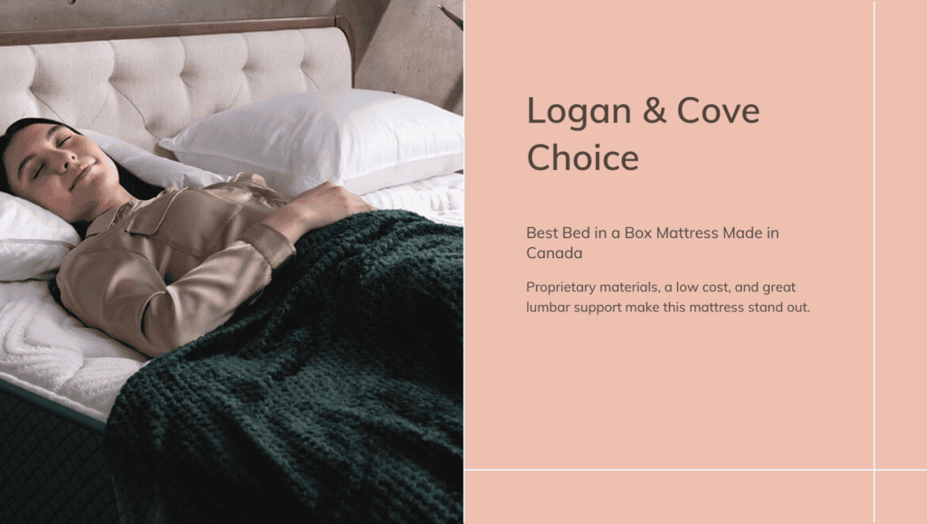 Logan Cove Choice Bed in a Box Feature