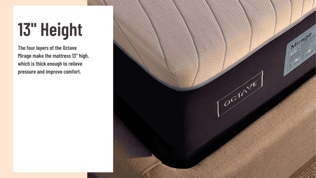 Ultimate Mattress Octave Mirage Height