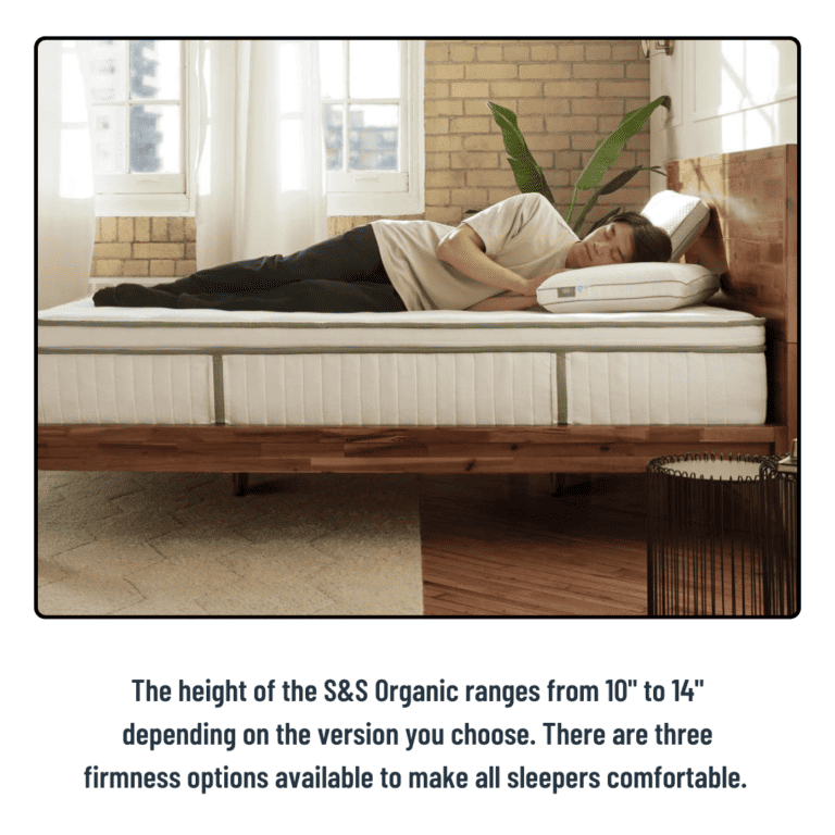 Ultimate Mattress S&S Organic Height