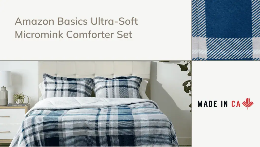 Amazon Basics Ultra-Soft Micromink Comforter Set