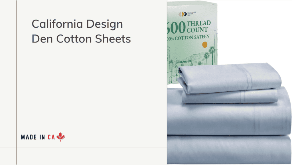 California Design Den Cotton Sheets