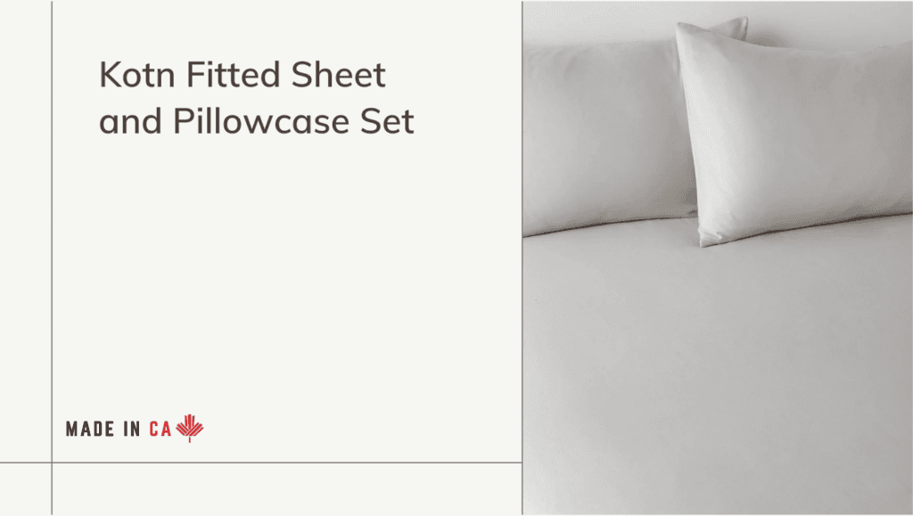 Kotn Fitted Sheet and Pillowcase Set