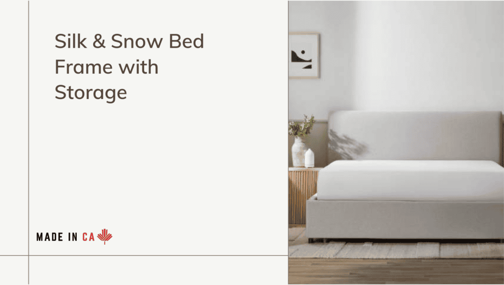 Silk & Snow Best Bed Frame with Storage