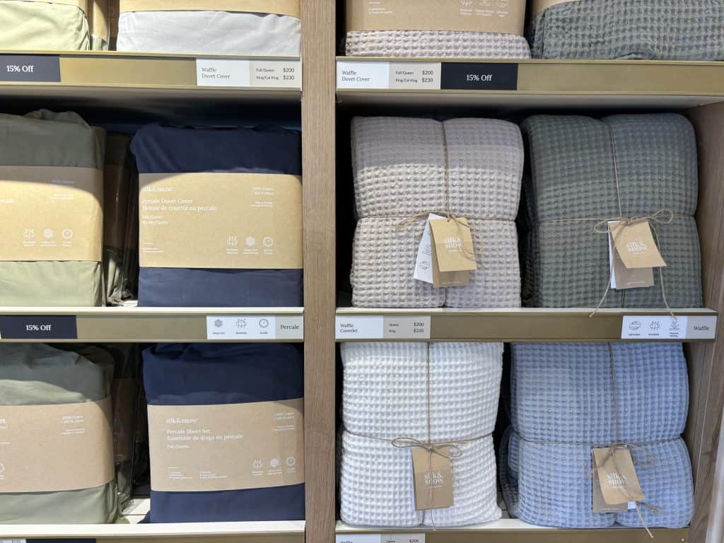 Silk & Snow Bed Sheet Collection