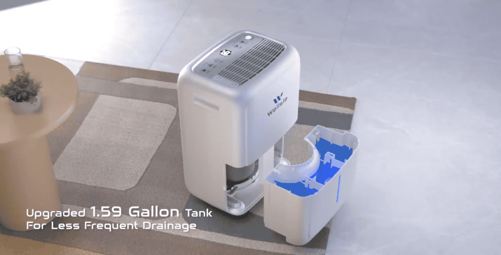 Wellsle Dehumidifier Tank Capacity
