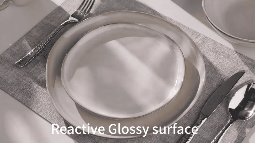 AmorArc Ceramic Dinnerware Set Reactive Glaze