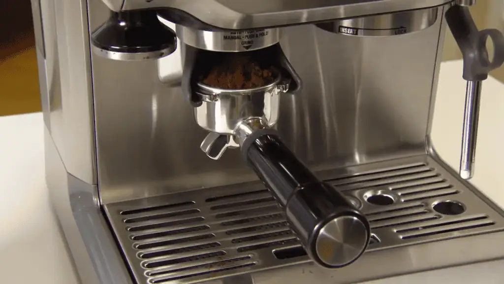 Breville Barista Express Espresso Machine Grinding