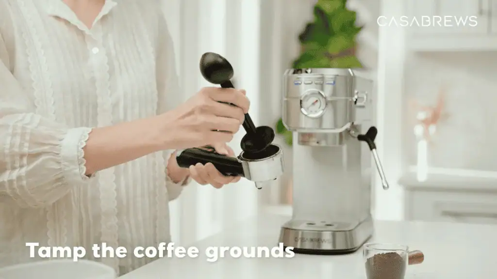 CASABREWS Espresso Machine in Use