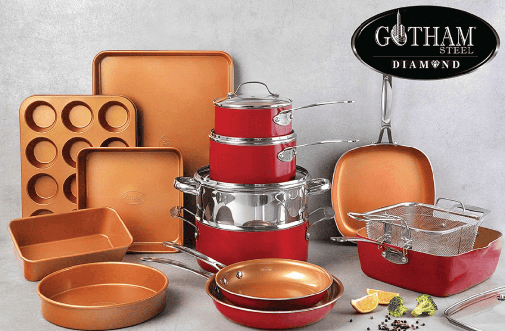 Gotham Steel Cookware and Baking Set