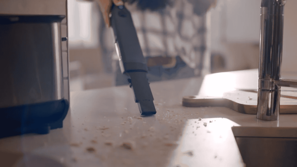 Shark WandVac Handheld Vacuum in Use