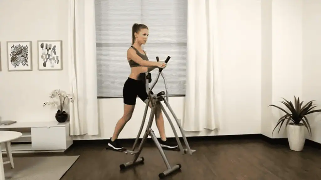 Sunny Health Fitness Air Walk Elliptical in Use