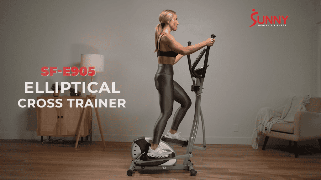 Sunny Health Fitness Upright Elliptical