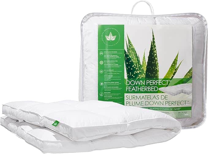 Canadian down & feather mattress topper