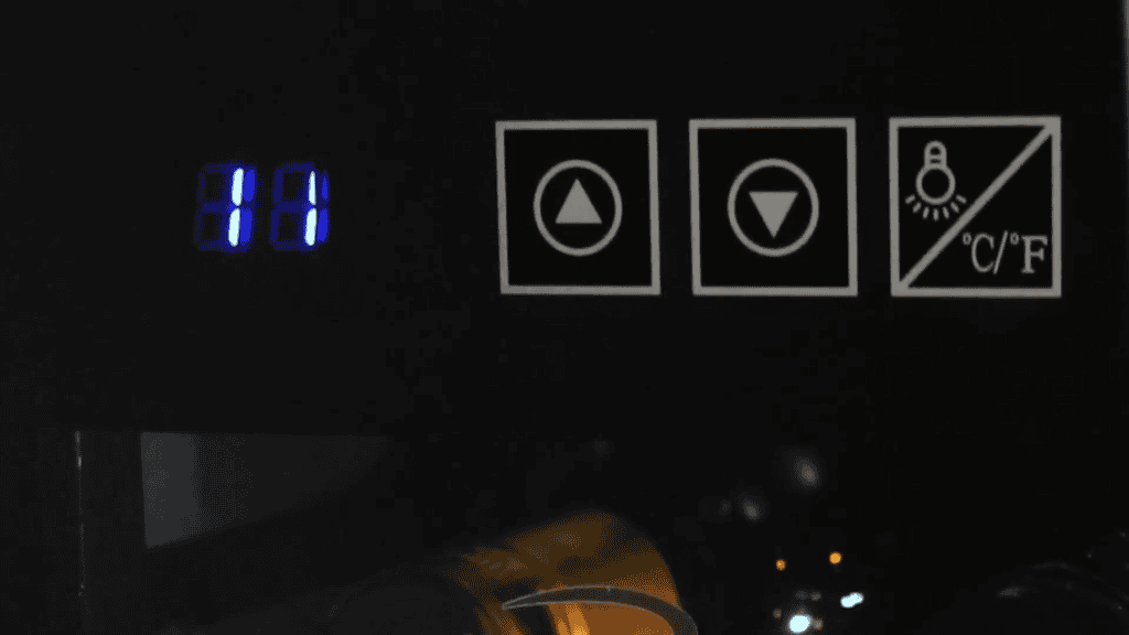 Koolatron Wine Fridge Controls