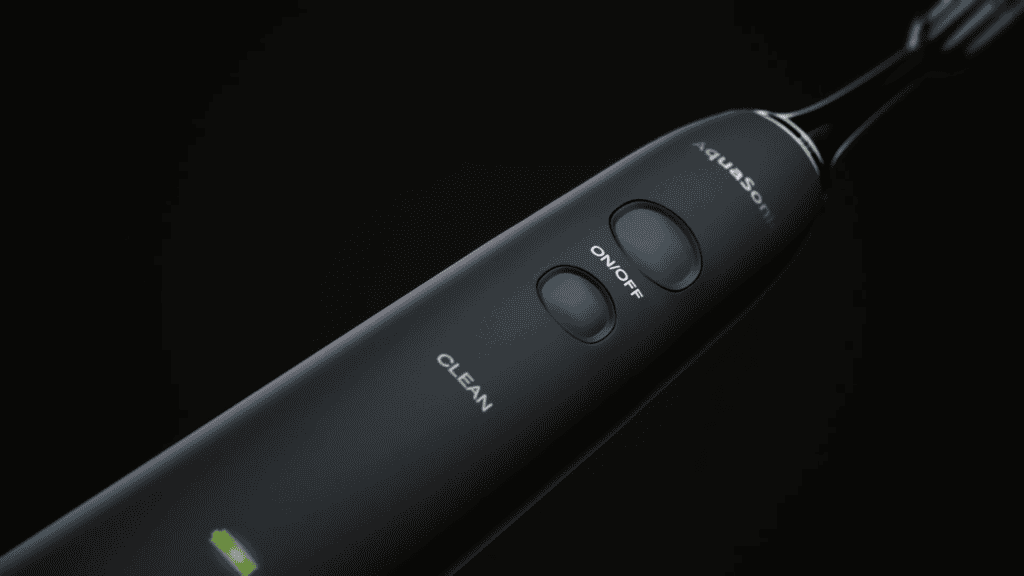 Aquasonic Black Series Ultra Whitening Toothbrush Controls