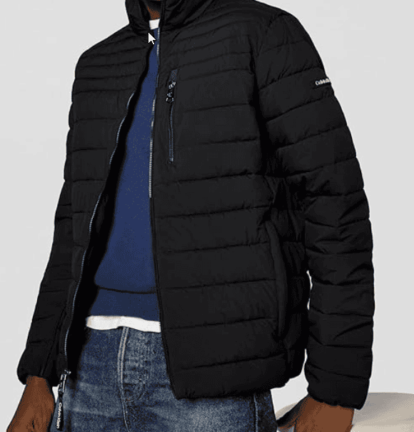 Calvin Klein Men's Full Zip Down Puffer