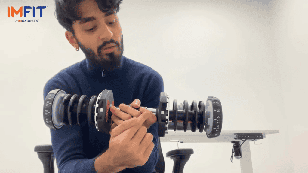 IMFit Adjustable Dumbbell Set Mid Adjustment