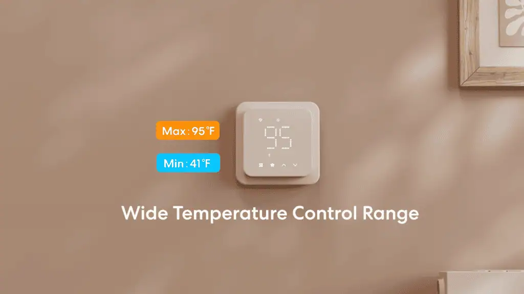 Meross Smart Thermostat Temperature Range