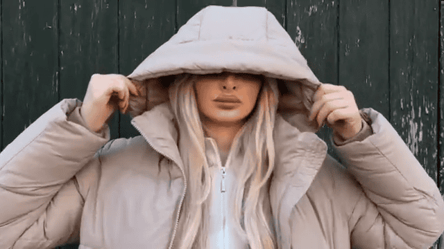 PUFFIT Long Puffer Jacket for Women Hood