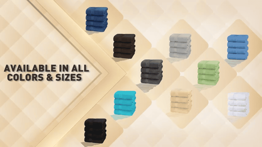 Utopia Towels Combed Ring Spun Cotton Bath Towels Colours