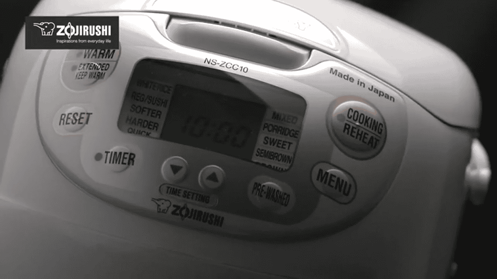 Zojirushi NSZCC10 Controls