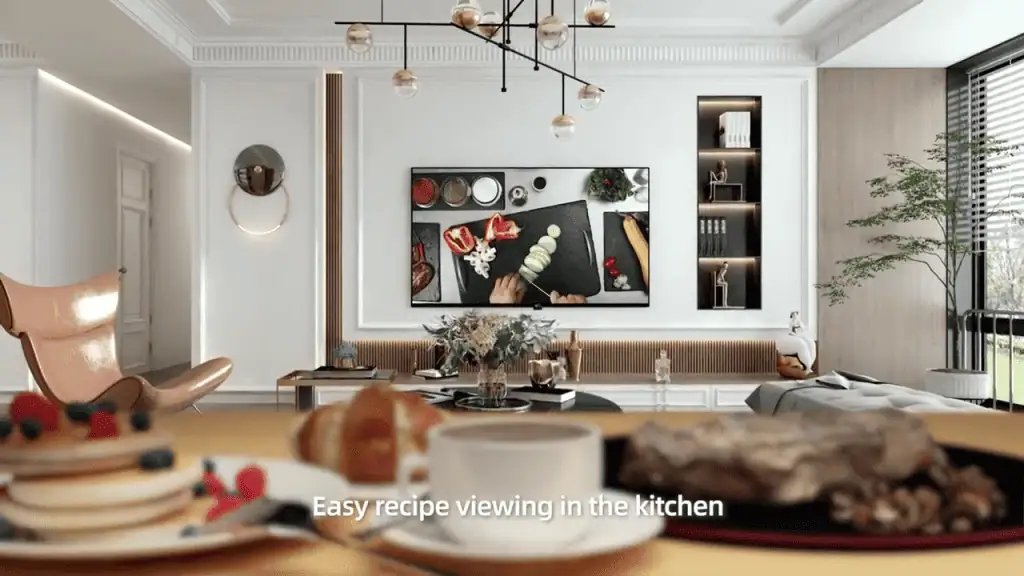 FPD 40-Inch Smart TV in Use