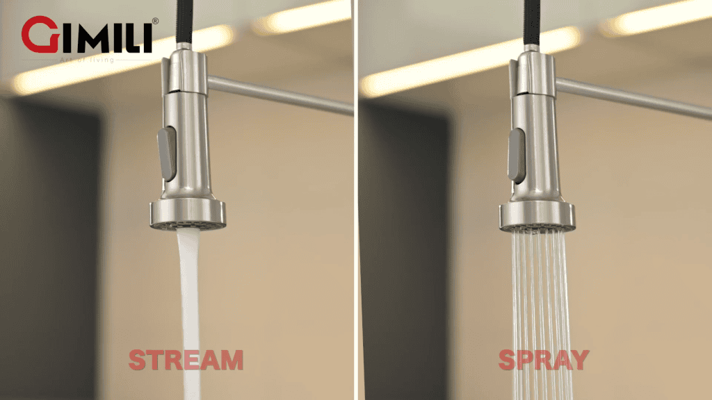Gimli Kitchen Faucet Spray Modes