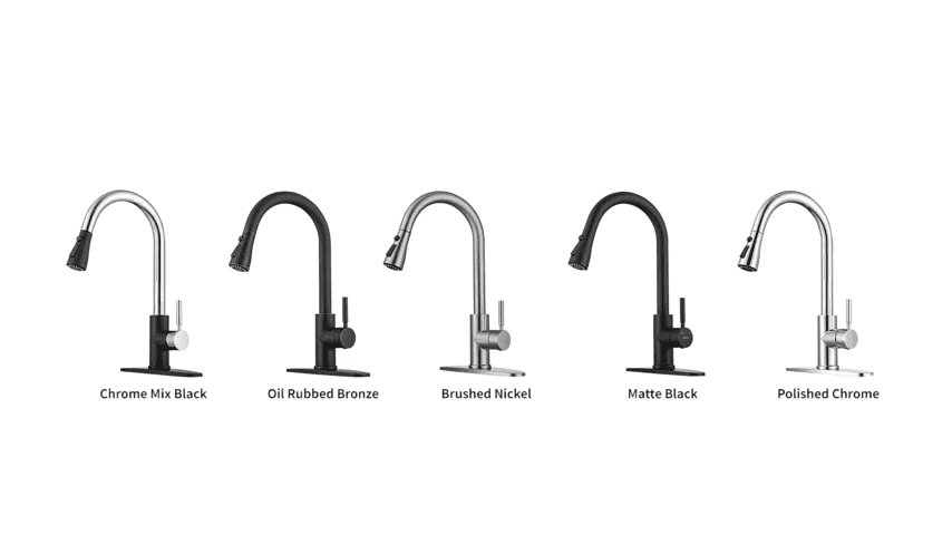 WEWE Pull Down Kitchen Faucet Options