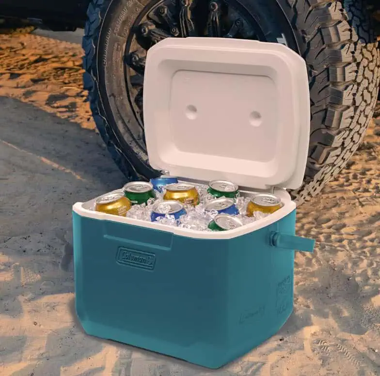 Coleman Chiller Camping Cooler in Use