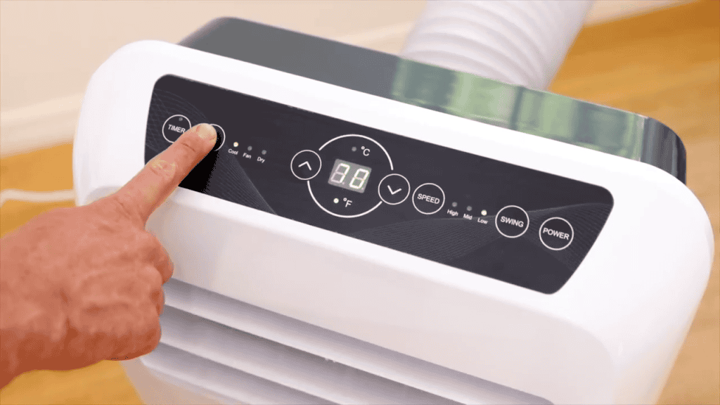 SereneLife Portable Air Conditioner Unit Controls