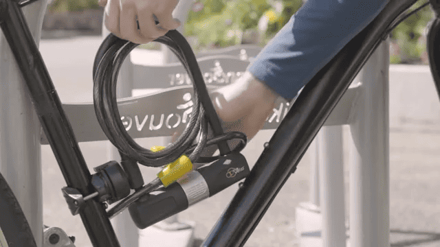 Via Velo Bike U Lock Bike Lock with Cable