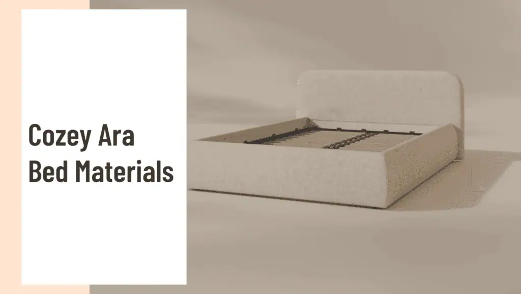 Cozey Ara Bed Materials Feature