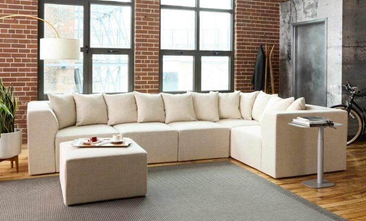 Cozey Atmosphere Sectional Side View