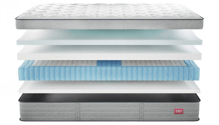 Endy Hybrid Mattress Construction