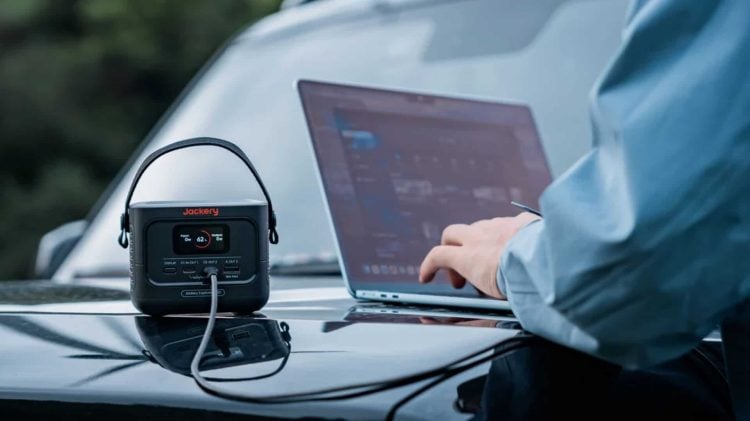 Jackery Explorer 100D Portable Power Station In Use