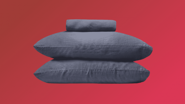 Silk and Snow Flax Linen Bed Sheets